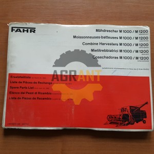 Katalog części kombajn zbożowy Deutz Fahr DF M1000, M1200